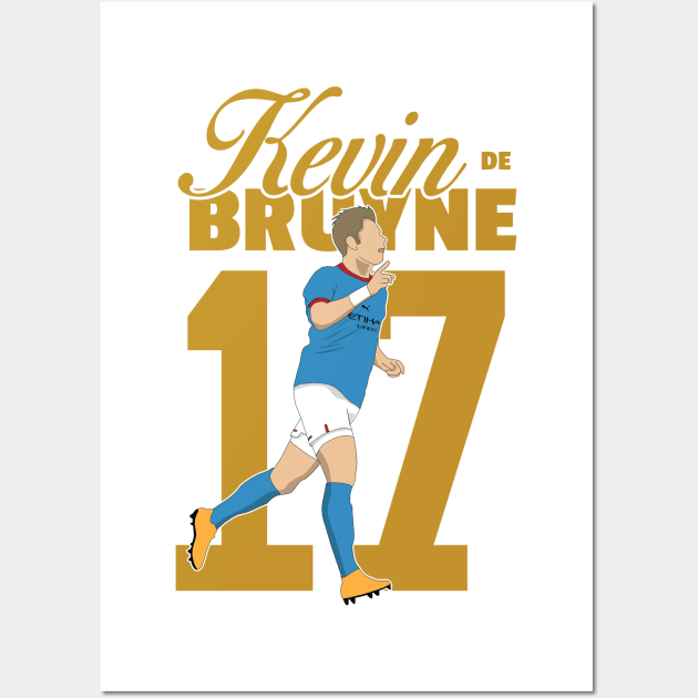 Kebin de Bruyne Wall Art by kindacoolbutnotreally